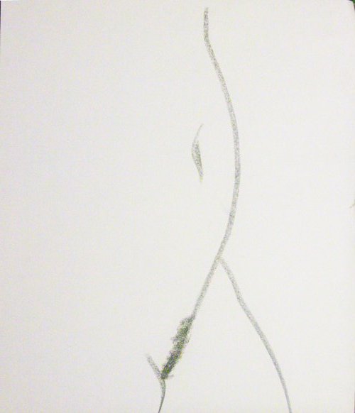 Chris Rywalt, Satu sketch, 2007, Conte on paper